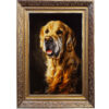 Handgeknoopt Perzisch beeldtapijt uit Tabriz ‘Golden Retriever’