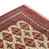 Handgeknoopt Perzisch Golestan Torkaman Tapijt (Bukhara Design) - Rode Wol
