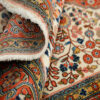 Handgeknoopt Perzisch Malayer Tribaal Tapijt (Rood Bloemenmedaillon) - Wol