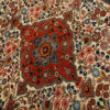 Handgeknoopt Perzisch Malayer Tribaal Tapijt (Rood Bloemenmedaillon) - Wol