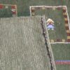 Handgeknoopt Perzisch Kheshti Gabbeh tapijt - Geometrisch, Groen, Wol
