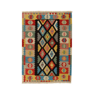 Perzisch Wol Kilim Tapijt Handgeweven Echt in Fars Qashqai