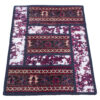 Vintage Patchwork Tapijt Donkerrood – Karmozijn Wol