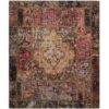 Vintage Perzisch Handgeknoopt Patchwork Tapijt Tabriz Oranje
