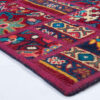 Vintage Patchwork Tapijt Karmozijnrood – Wol