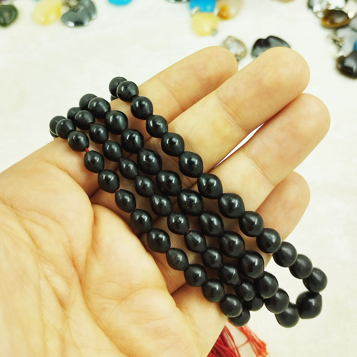 Islamitische Afghaanse Shah Maghsoud Rozenkrans met 101 Gebedskralen Tasbih