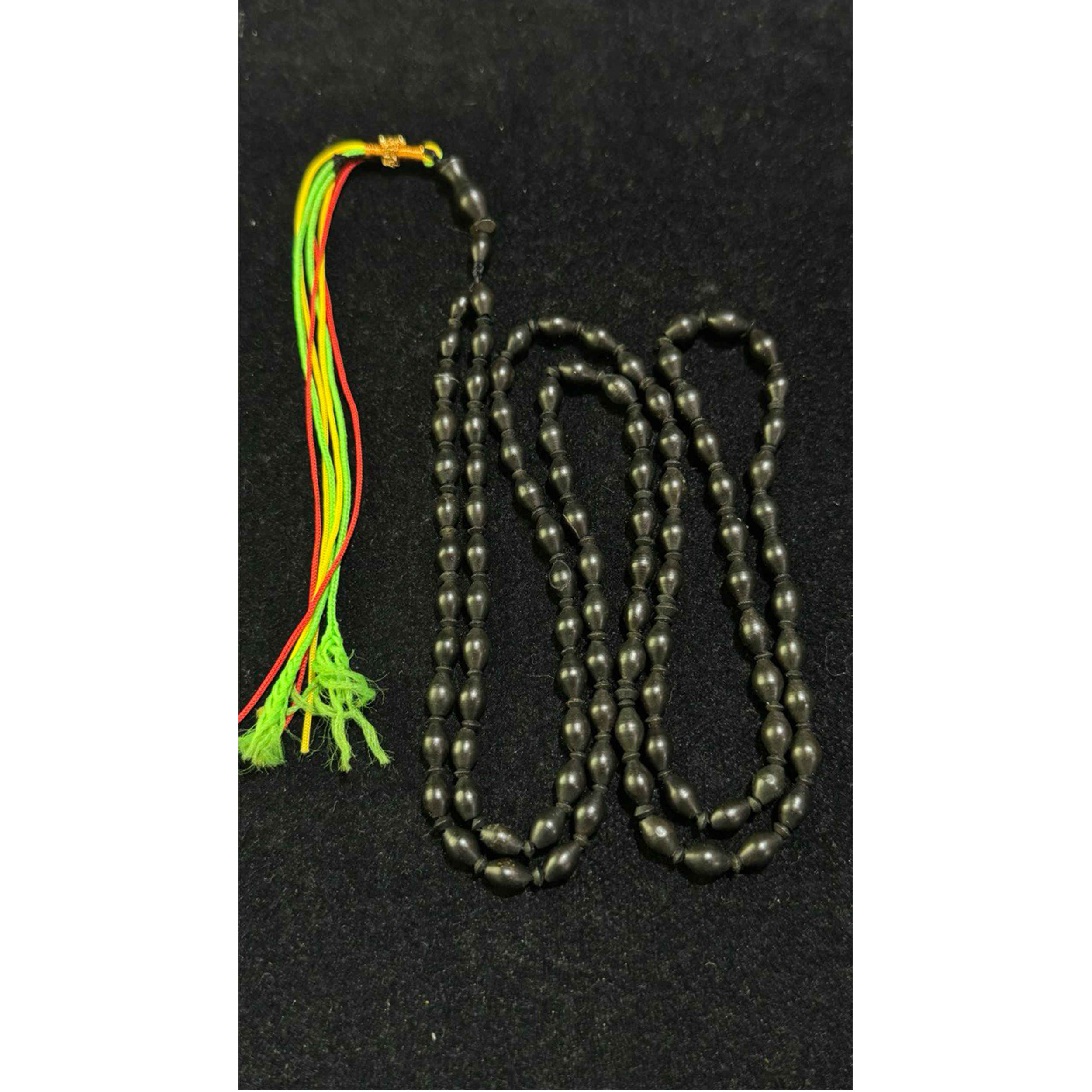 Islamitische Afghaanse Shah Maghsoud Rozenkrans met 101 Gebedskralen Tasbih Bruin