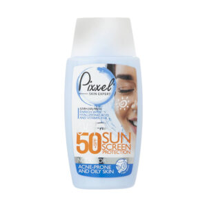 Pixxel Zonnecrème Kleurloos SPF50 voor Vette Acnegevoelige Huid