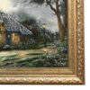 Handgeknoopt Perzisch beeldtapijt uit Tabriz ‘Foxglove Cottage’