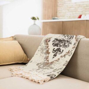 Fluwelen Deken Zacht & Licht voor Bank – Model Vintage