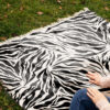 Fluwelen Deken Zacht & Licht voor Bank – Zebra Print