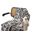 Fluwelen Deken Zacht & Licht voor Bank – Zebra Print