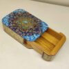 Perzische Houten Kaartendoos – Khatam Emaille Artistiek