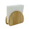 Halfronde houten tissuedoos houder – elegant ontwerp