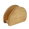 Halfronde houten tissuedoos houder – elegant ontwerp