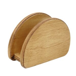 Halfronde houten tissuedoos houder – elegant ontwerp