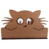 Houten Tissuedoos Houder – Kat Ontwerp voor Uw Huis