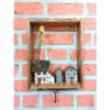 Decoratieve & Handgemaakte Muur Sleutelhouder met 5 Haken & Huisje Ontwerp