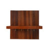 Decoratieve & Handgemaakte Muur Sleutelhouder met Plank & 4 Haken