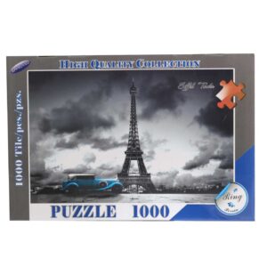 Legpuzzel van 1000 Stukjes: Eiffeltoren – Iconisch Monument Ontwerp