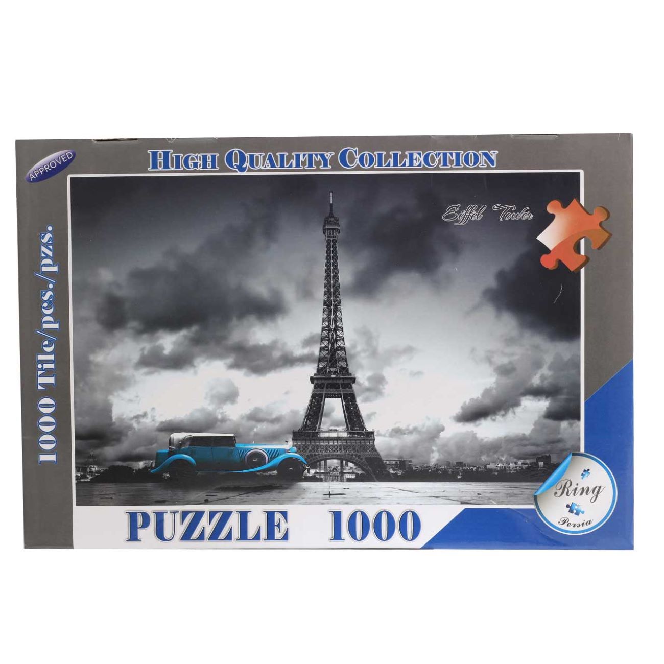 Legpuzzel van 1000 Stukjes: Eiffeltoren – Iconisch Monument Ontwerp