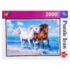 Legpuzzel van 2000 Stukjes: Paarden – Majestueuze Paardenscènes uit Iran