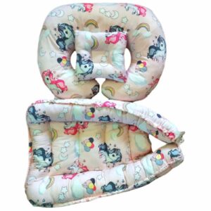 3-Delige Katoenen Baby Loungerset Model Eenhoorn