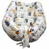 3-Delige Katoenen Babynest Set met Dierontwerp