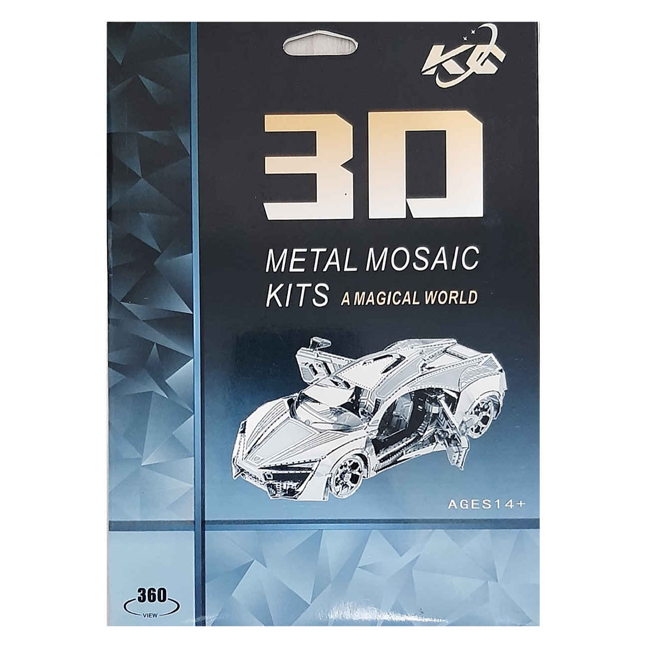 3D Metalen Puzzel – Fiets Modelbouwset