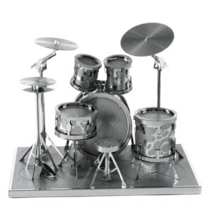 3D Metalen Puzzel – Drumstel, Geschikt voor Kinderen & Volwassenen