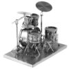 3D Metalen Puzzel – Drumstel, Geschikt voor Kinderen & Volwassenen