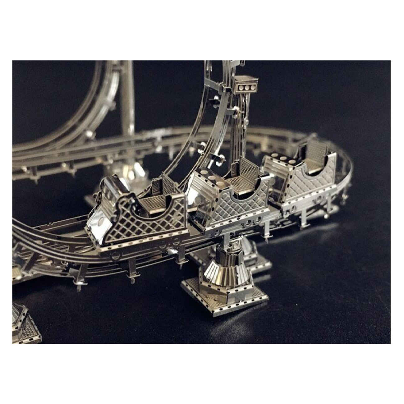 3D Metalen Puzzel – Achtbaan Modelbouwkit