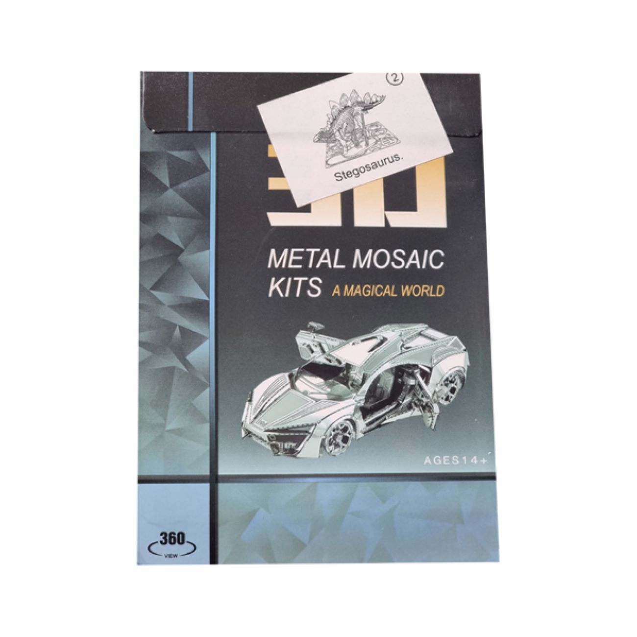 3D Metalen Puzzel – Stegosaurus Modelbouwkit