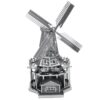 3D Metalen Puzzel – Windmolen, Geschikt voor Kinderen & Volwassenen