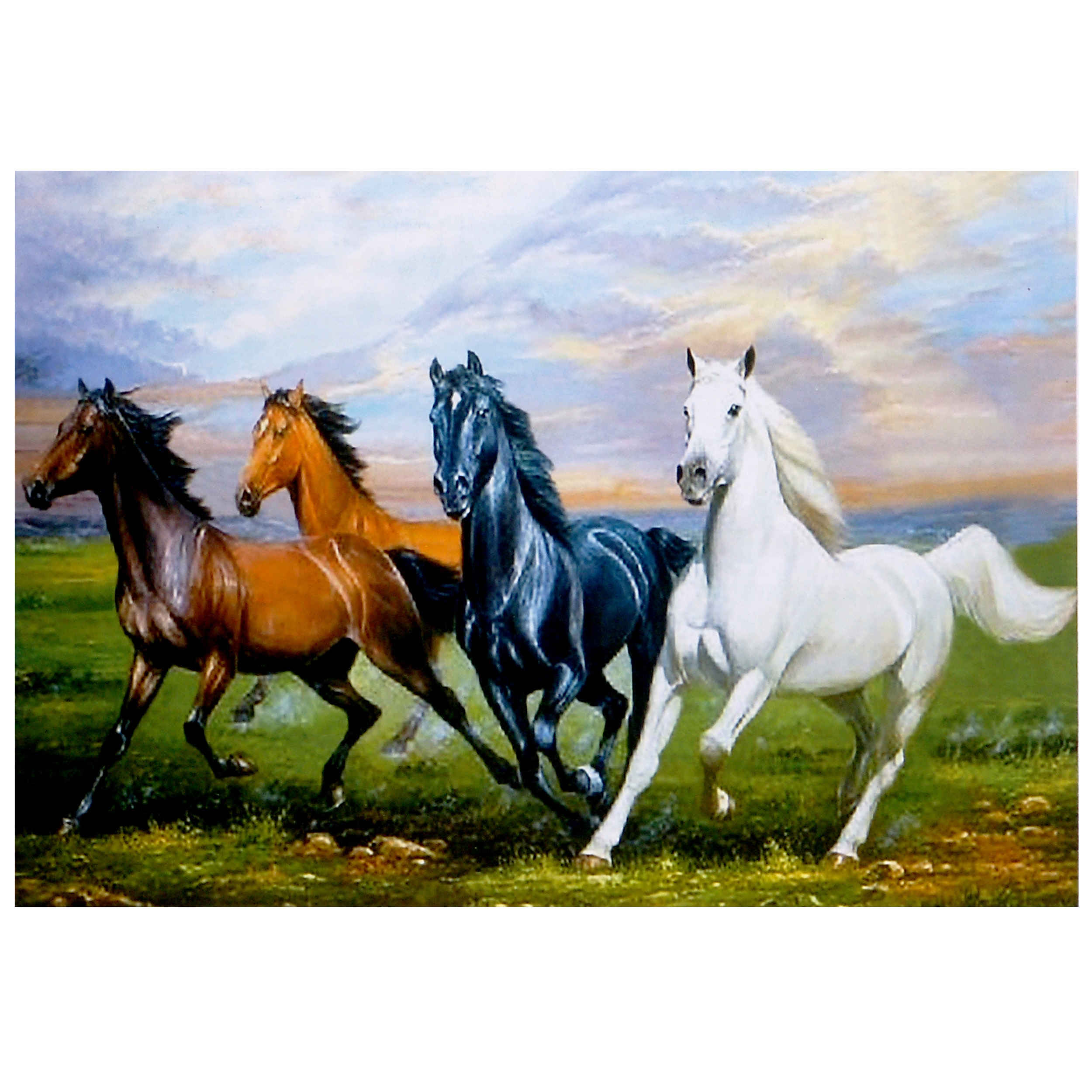 Legpuzzel van 500 Stukjes: Paarden – Gracieus Paardenbeeld