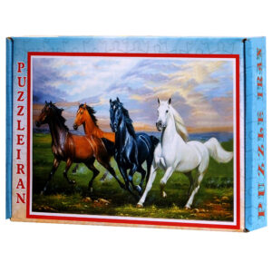 Legpuzzel van 500 Stukjes: Paarden – Gracieus Paardenbeeld