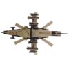 Houten 3D Puzzel Model – Aanvalshelikopter, 64 Stukjes