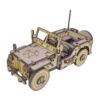 Houten 3D Puzzel Model – Militaire Jeep, 78 Stukjes