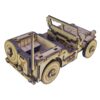Houten 3D Puzzel Model – Militaire Jeep, 78 Stukjes