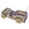 Houten 3D Puzzel Model – Militaire Jeep, 78 Stukjes