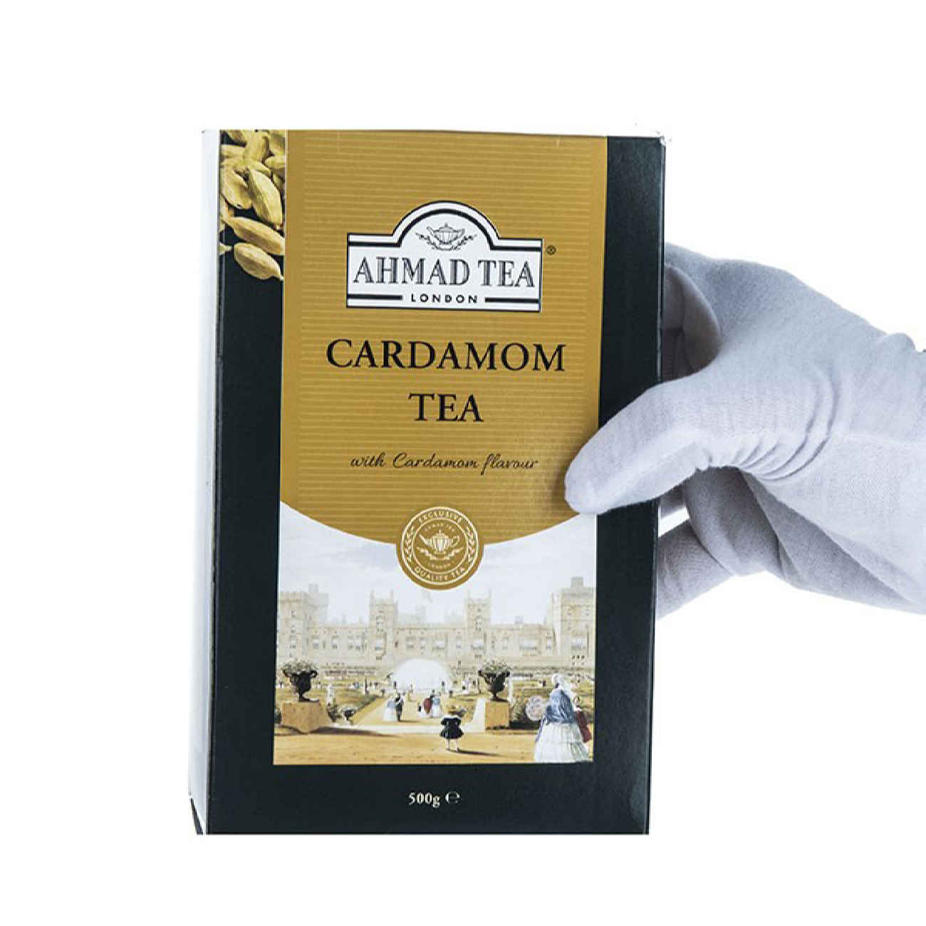 Ahmad Zwarte Thee met Kardemom – 500 gram