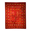Authentiek handgeknoopt Perzisch geometrisch Gabbeh tapijt - Met rand, Rood, Wol