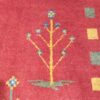 Authentiek handgeknoopt Perzisch geometrisch Gabbeh tapijt - Met rand, Rood, Wol