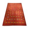 Authentiek handgeknoopt Perzisch geometrisch Gabbeh tapijt - Met rand, Rood, Wol