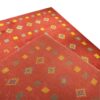 Authentiek handgeknoopt Perzisch geometrisch Gabbeh tapijt - Met rand, Rood, Wol