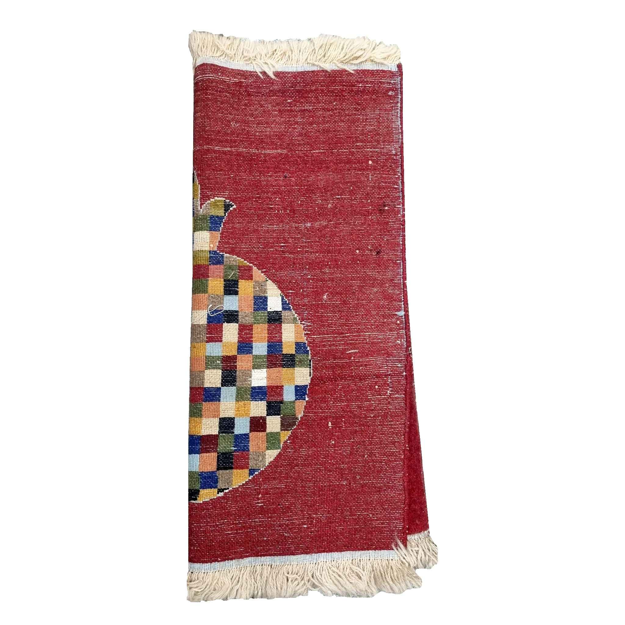 Authentiek handgeknoopt Perzisch Gabbeh tapijt – Rood, Wol