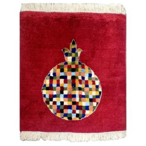 Authentiek handgeknoopt Perzisch Gabbeh tapijt – Rood, Wol