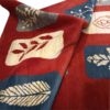 Authentiek handgeknoopt Perzisch Gabbeh tapijt - Bladmotieven, Rood, Wol