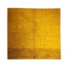 Authentiek handgeknoopt Perzisch minimalistisch Gabbeh tapijt - Effen, Geel, Wol