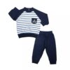 Baby Jongens Kledingset – Groen Gestreept